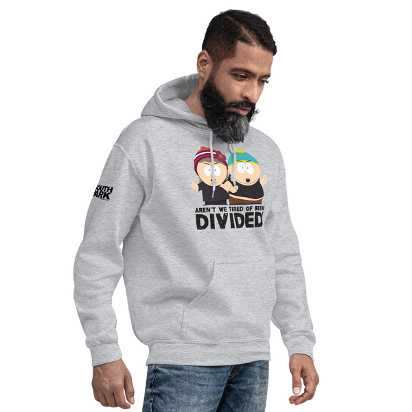 South Park Aren t We Tired of Being Divided Fleece Sweatshirt South Park Shop UK