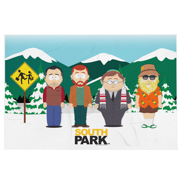 South Park Future Bus Stop Fleece Blanket – South Park Shop UK