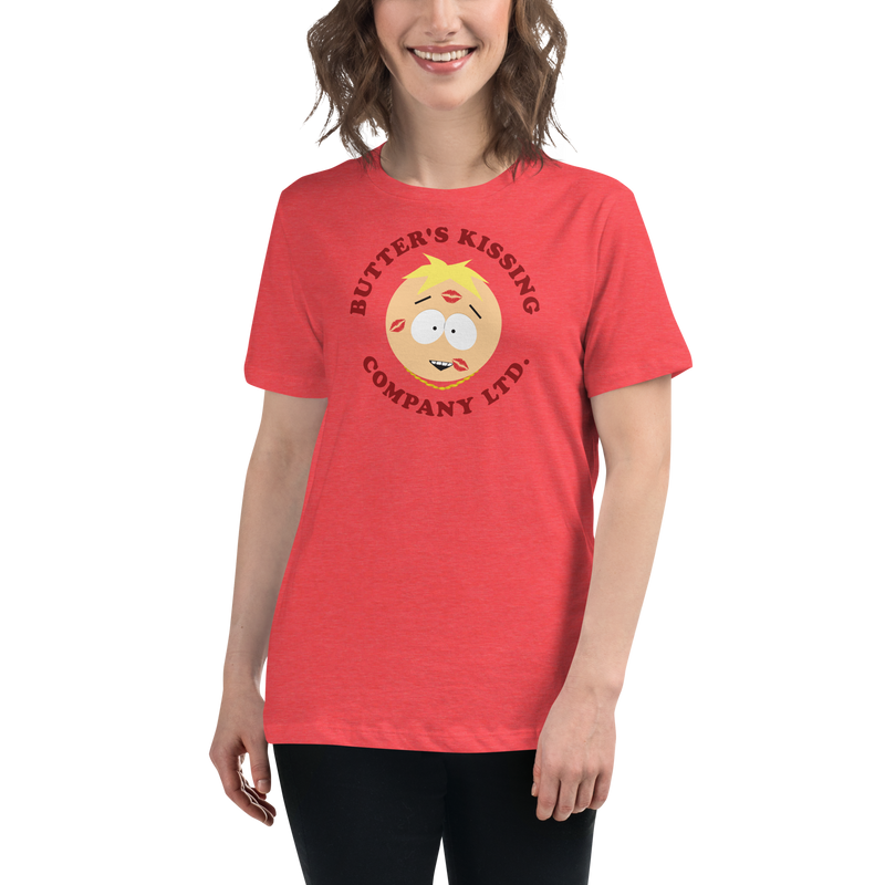 South Park Butter's Kissing Company Womens Short Sleeve T-Shirt