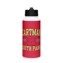 South Park Cartman Stainless Steel Water Bottle with a Straw Lid