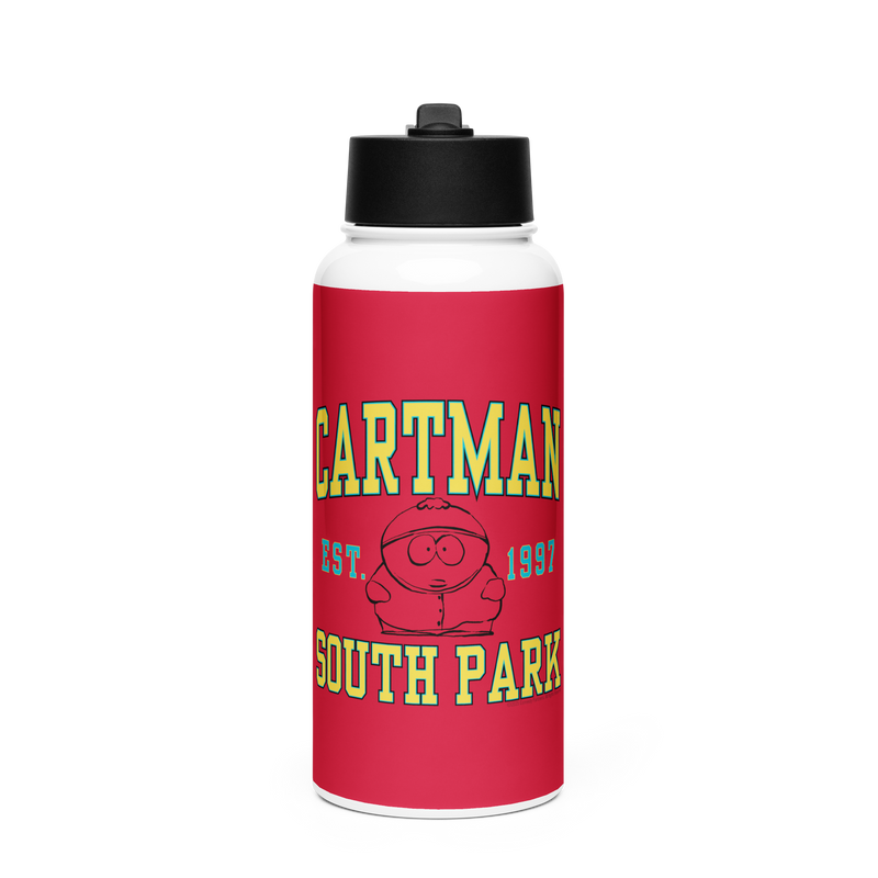 South Park Cartman Stainless Steel Water Bottle with a Straw Lid