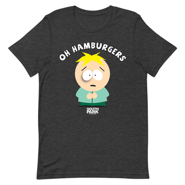 South Park Butters Oh Hamburgers Adult Short Sleeve T-Shirt