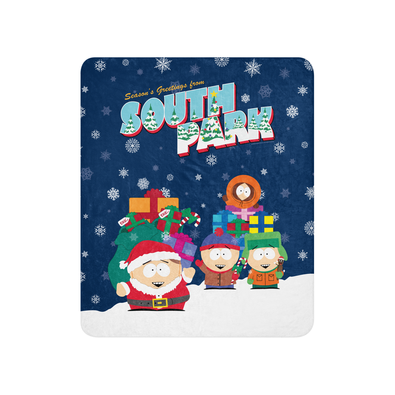 South Park Season Greetings Sherpa Blanket