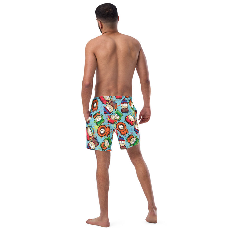 South Park Graffiti Boys Recycled Swim Trunks