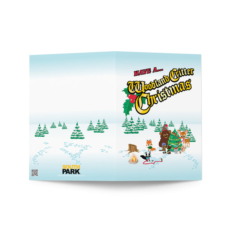 South Park Woodland Critters Christmas Greeting Card