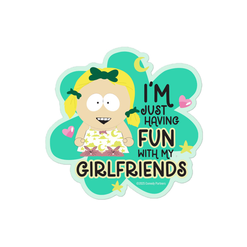 South Park Marjorine With My Girlfriends Die-Cut Sticker