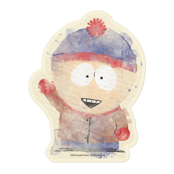 South Park Sticker - Stan Watercolor  5.5 in x 5.5 in