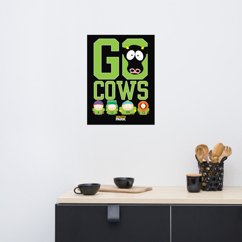 South Park Go Cows Poster