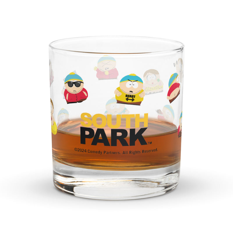 South Park Cartman Rocks Glass