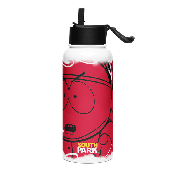 South Park Cartman Screw You Guys Stainless Steel Water Bottle with a Straw Lid