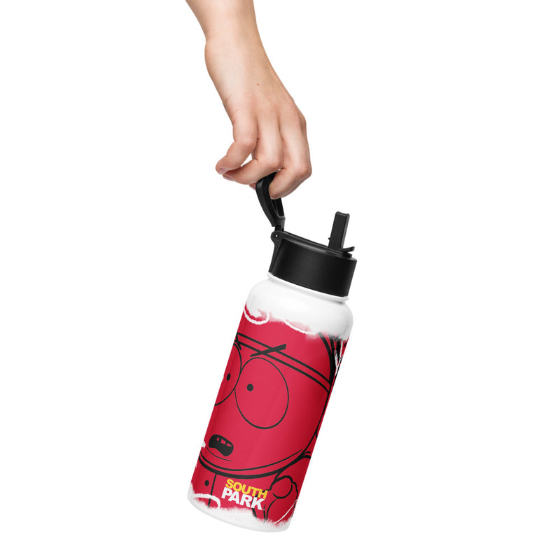 South Park Cartman Screw You Guys Stainless Steel Water Bottle with a Straw Lid