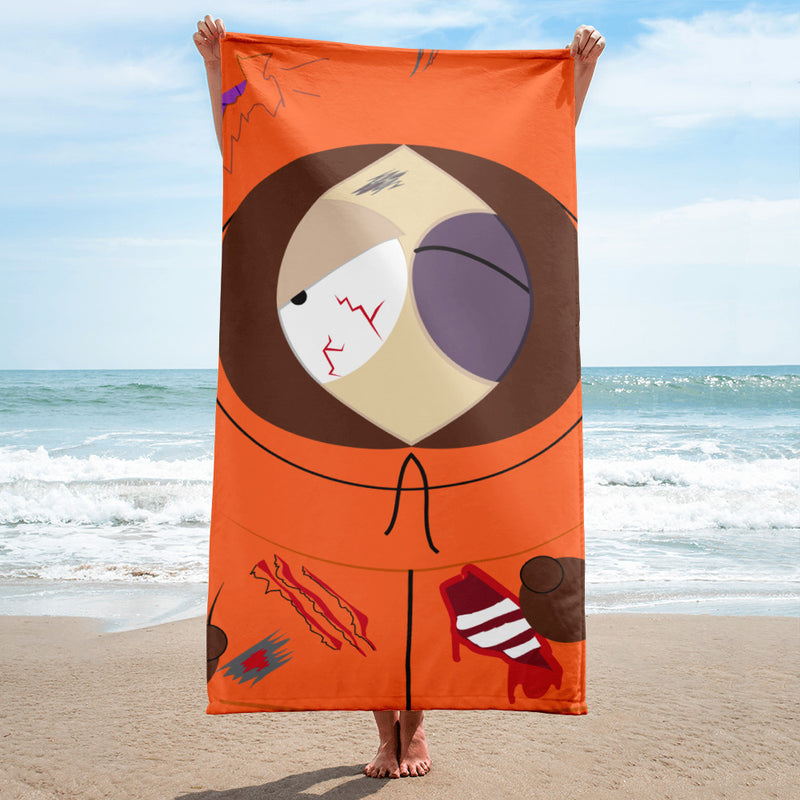 South Park Dead Kenny Beach Towel