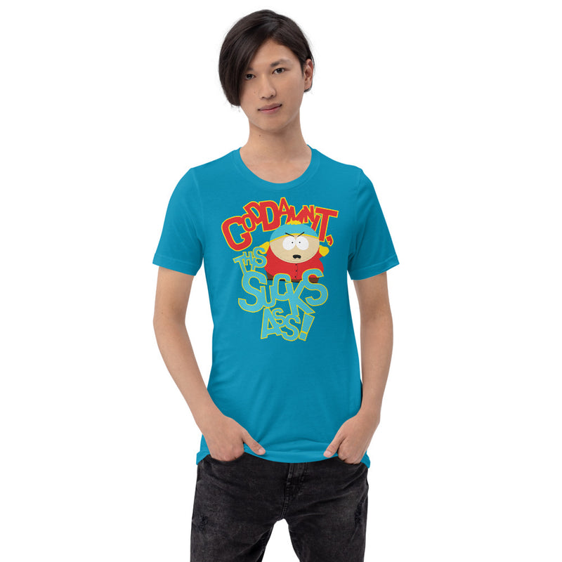 South Park Cartman Goddamit, This Sucks Ass! Unisex T-Shirt Aqua