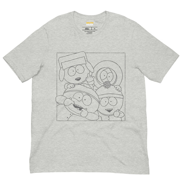 South Park Boys Outline Unisex T-Shirt