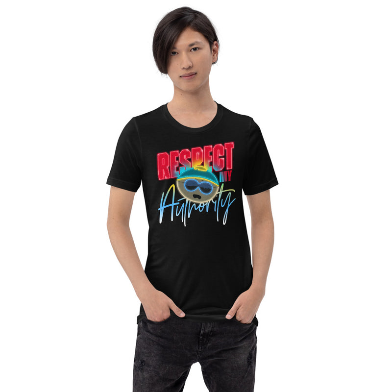 South Park Cartman Respect My Authority Unisex T-Shirt Black