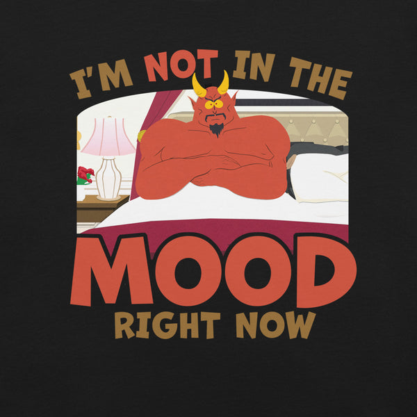 South Park Satan I'm Not In The Mood Unisex T-Shirt Black