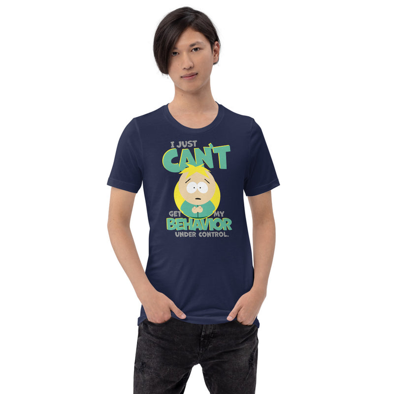 South Park Butters Behavior Under Control Unisex T-Shirt Navy