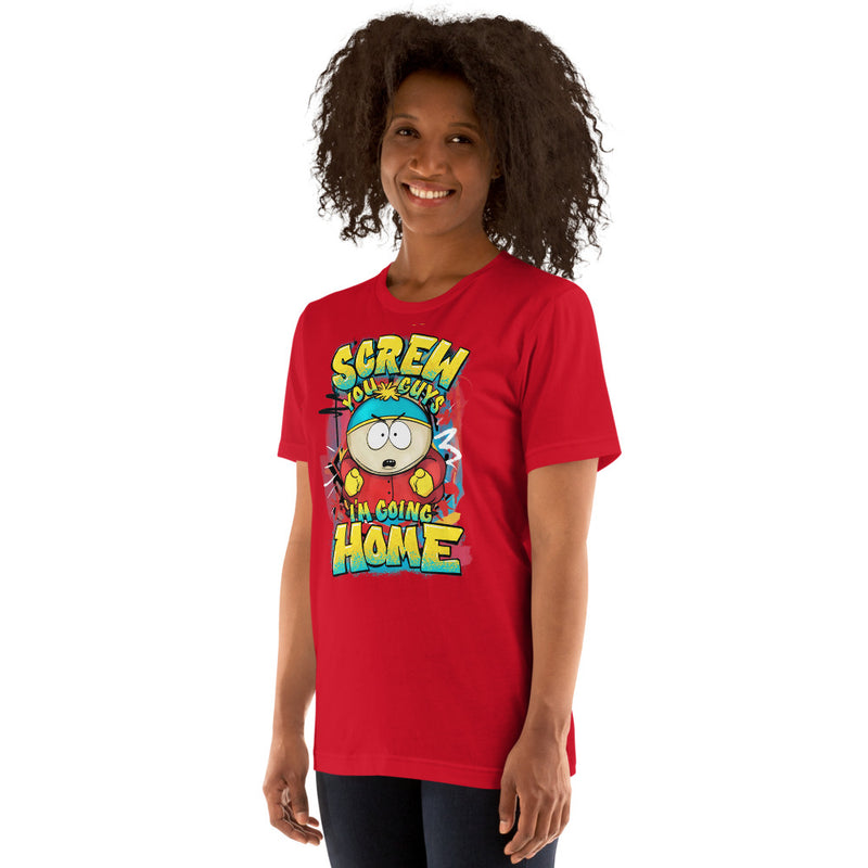 South Park Cartman Screw You Guys Graffiti Unisex T-Shirt