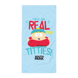 South Park Cartman Real Fake Beach Towel