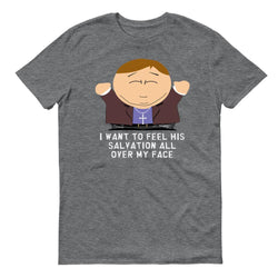 South Park Cartman Salvation All Over My Face Adult Short Sleeve T-Shirt