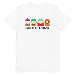 South Park 8 Bit Characters Adult Short Sleeve T Shirt South