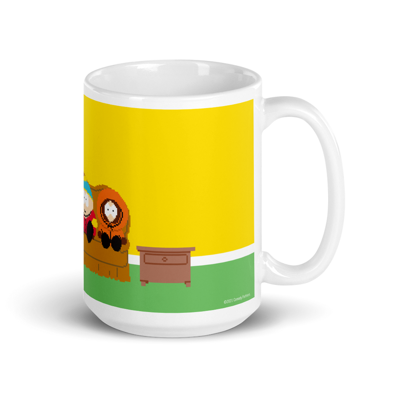 South Park 8-Bit Couch White Mug