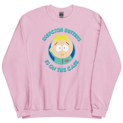 South Park Inspector Butters Is On The Case Fleece Crewneck Sweatshirt