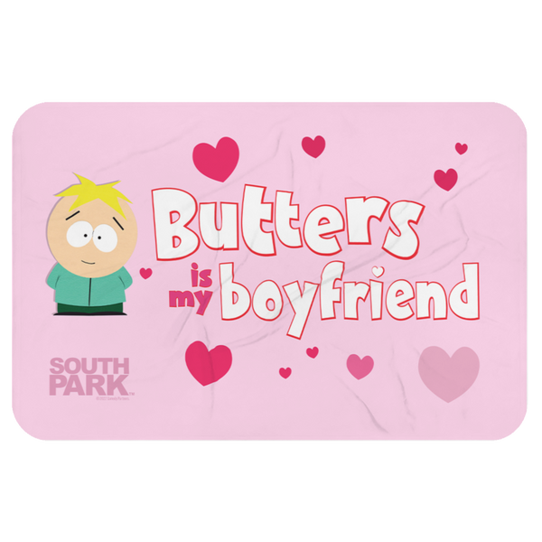 South Park Butters Is My Boyfriend Fleece Blanket