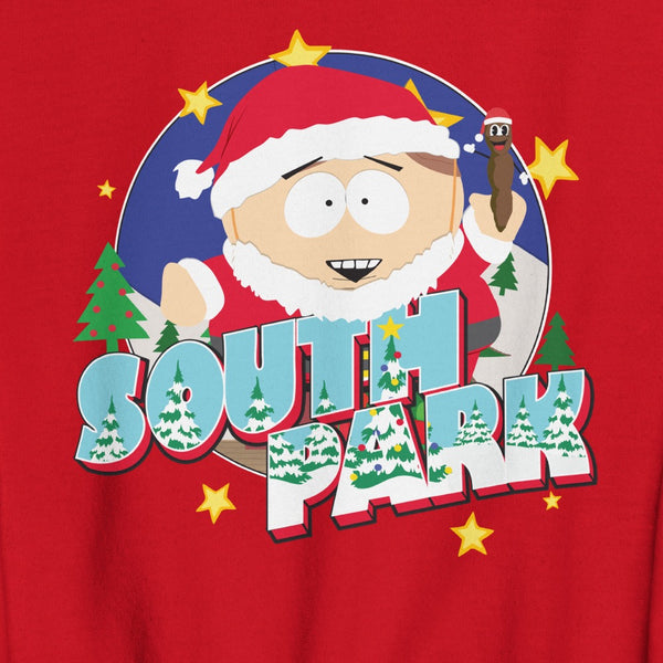 South Park Cartman and Mr. Hankey Holiday Fleece Crewneck Sweatshirt