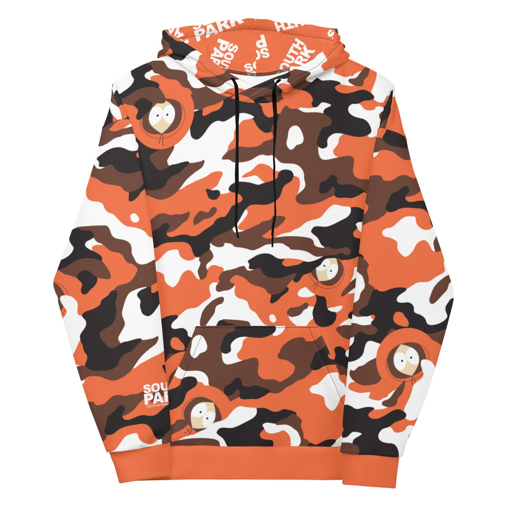 Bape shark hoodie hot sale orange camo