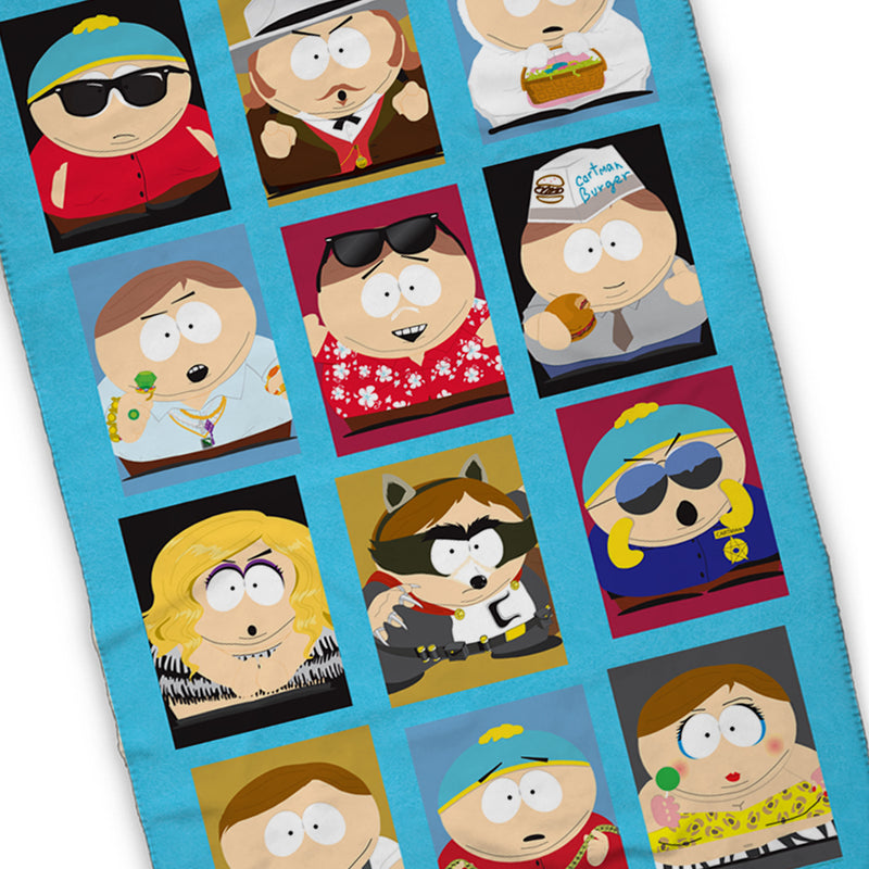 South Park Faces of Cartman Fleece Blanket