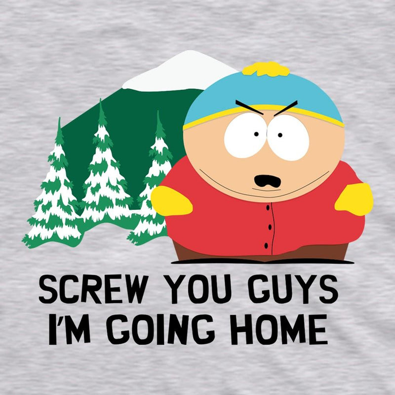 South Park Cartman Screw You Guys Adult Short Sleeve T-Shirt