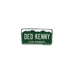 South Park Ded Kenny License Plate Die Cut Sticker