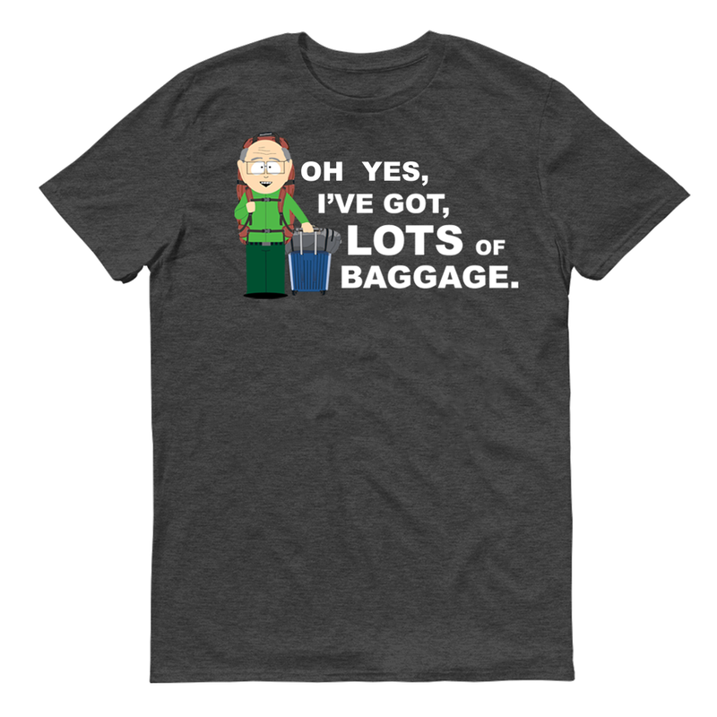 South Park Mr. Garrison Baggage Adult Short Sleeve T-Shirt