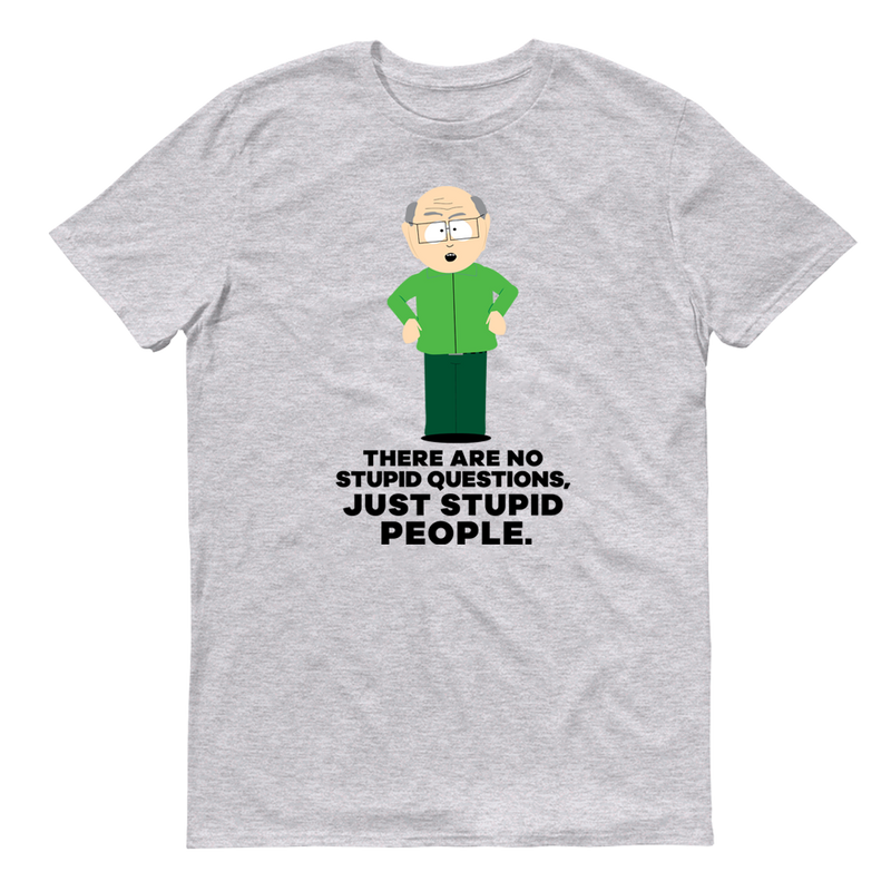 South Park Mr. Garrison Stupid People Adult Short Sleeve T-Shirt