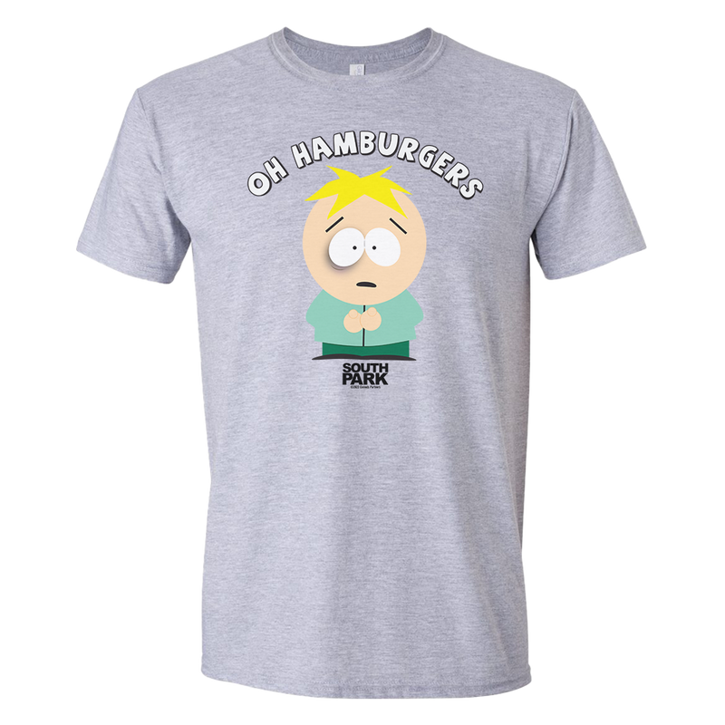 South Park Butters Oh Hamurgers Unisex Crew Neck T-Shirt