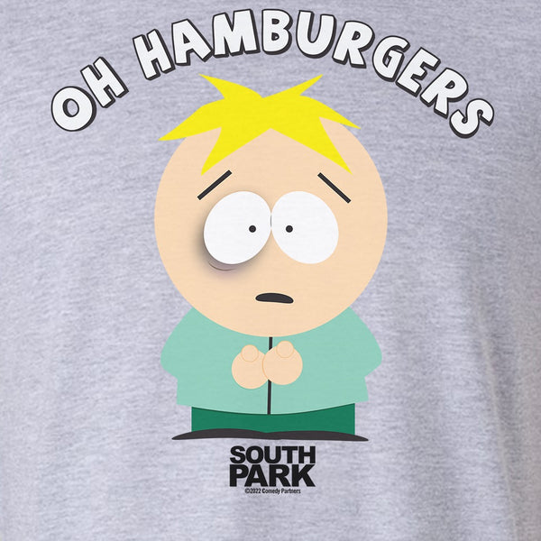 South Park Butters Oh Hamurgers Unisex Crew Neck T-Shirt