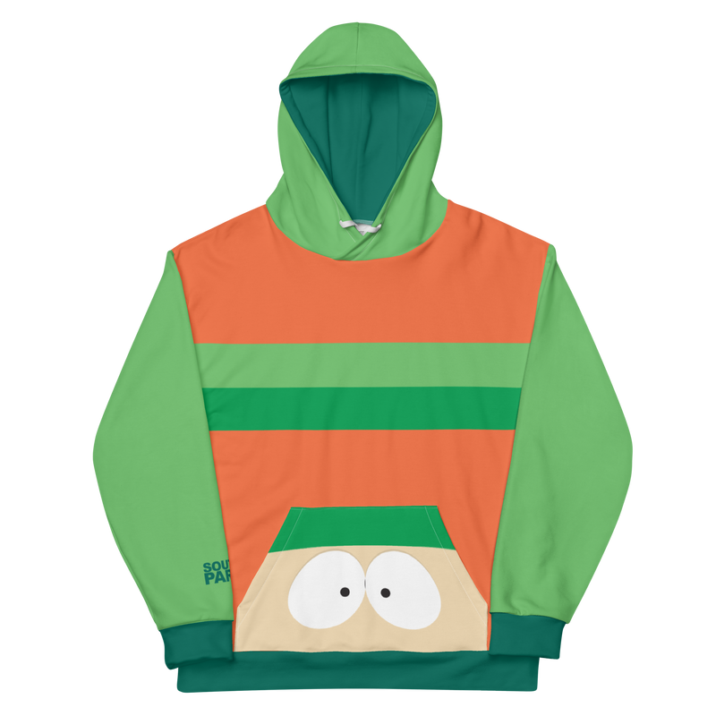 South Park Kyle Color Block Unisex Hooded Sweatshirt