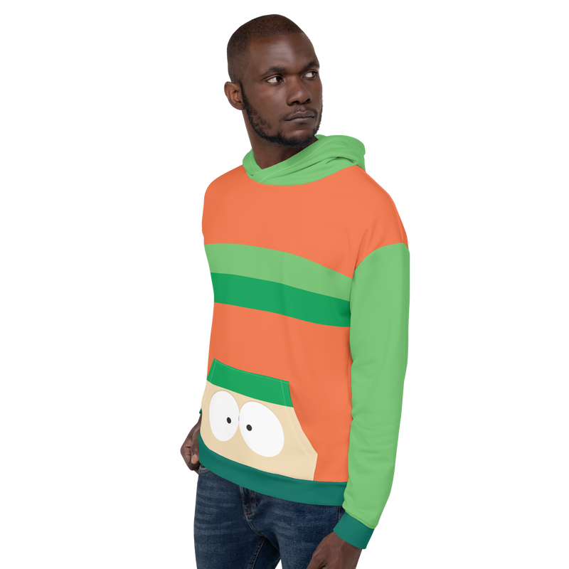 South Park Kyle Color Block Unisex Hooded Sweatshirt