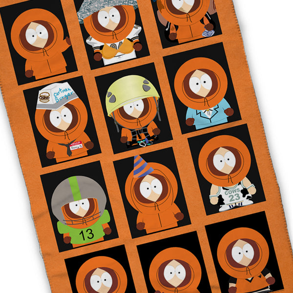 South Park Faces of Kenny Fleece Blanket