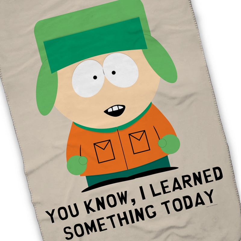 South Park Kyle I Learned Something Today Fleece Blanket