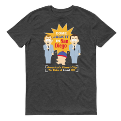 South Park Jack It In San Diego Adult Short Sleeve T-Shirt