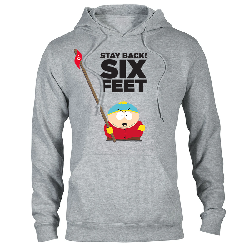 South Park Cartman Stay Back Fleece Hooded Sweatshirt