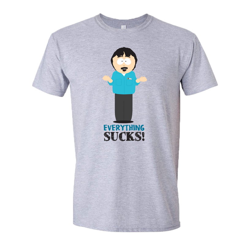 South Park Randy Everything Sucks Adult Short Sleeve T-Shirt