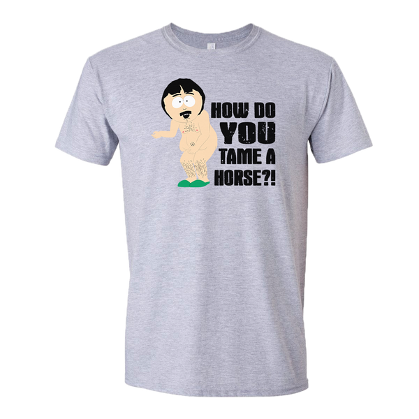 South Park Randy Tame a Horse Adult Short Sleeve T-Shirt