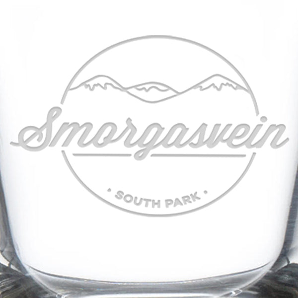 South Park Smorgasvein Engraved Shot Glass
