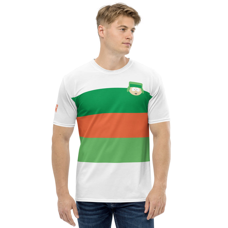 South Park Kyle Striped Unisex Short Sleeve T-Shirt