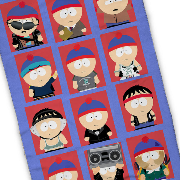 South Park Faces of Stan Fleece Blanket