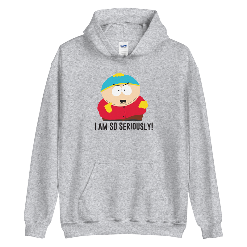 South Park Cartman I m So Seriously Hooded Sweatshirt South Park