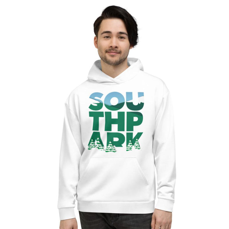 South Park Logo All-Over Print Adult Hooded Sweatshirt - SDCC Exclusive Color